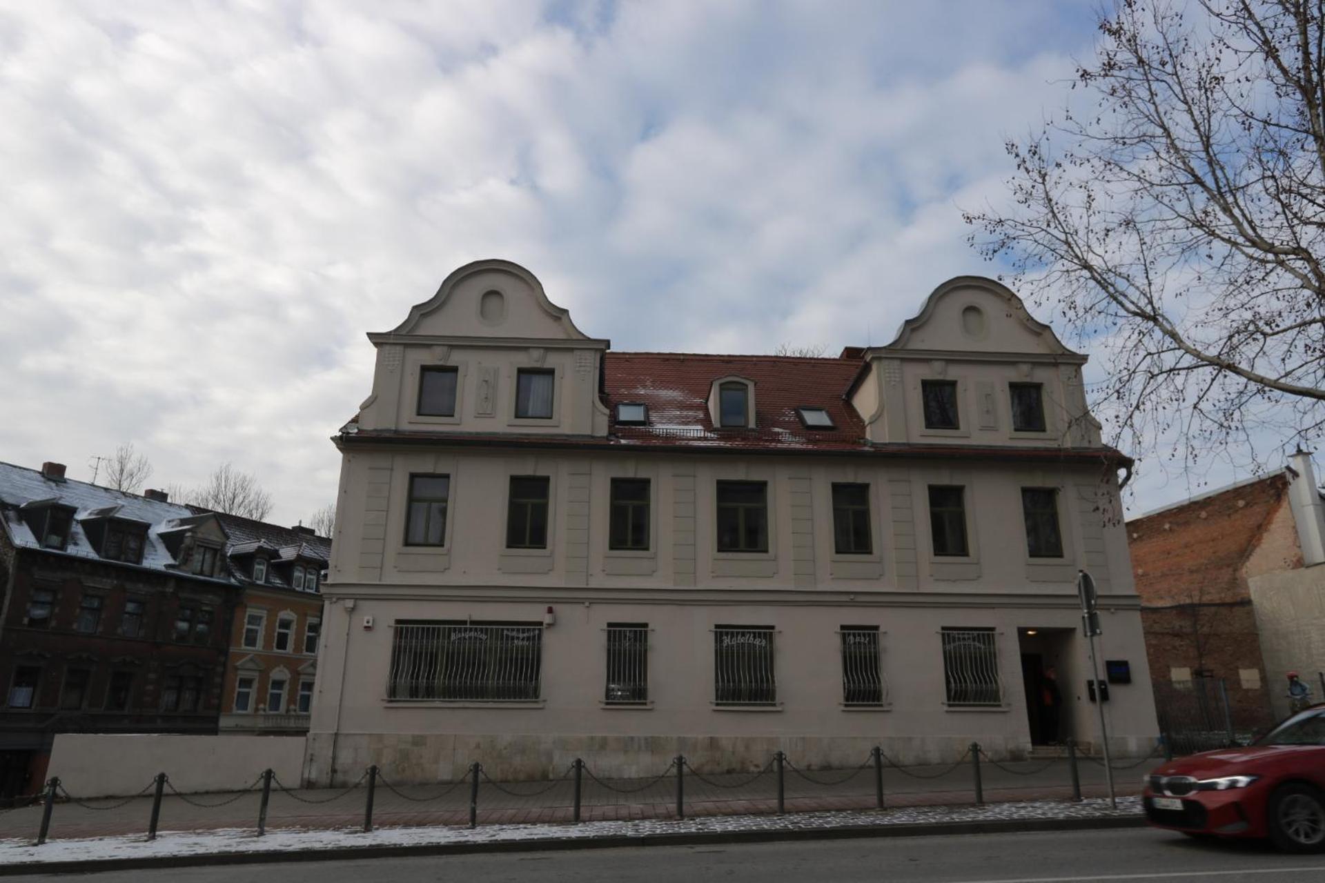 Am Fluss Saale Weissenfels Exterior foto